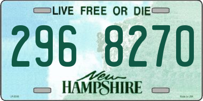 NH license plate 2968270