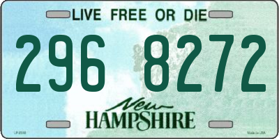 NH license plate 2968272