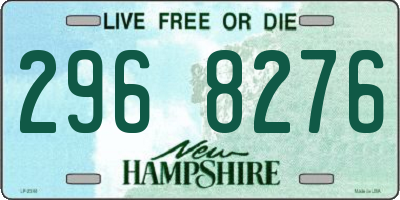 NH license plate 2968276