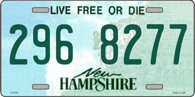 NH license plate 2968277