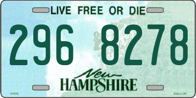 NH license plate 2968278