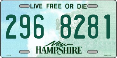 NH license plate 2968281