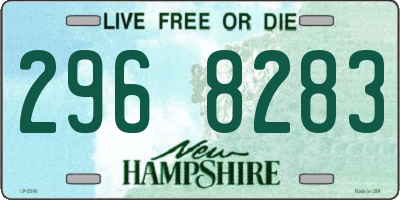 NH license plate 2968283