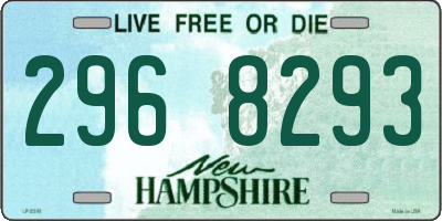 NH license plate 2968293