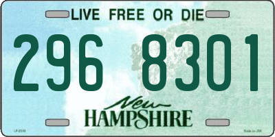 NH license plate 2968301