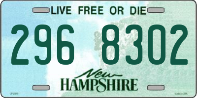 NH license plate 2968302