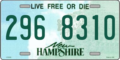 NH license plate 2968310