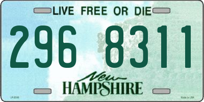 NH license plate 2968311