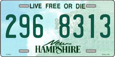 NH license plate 2968313