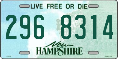 NH license plate 2968314