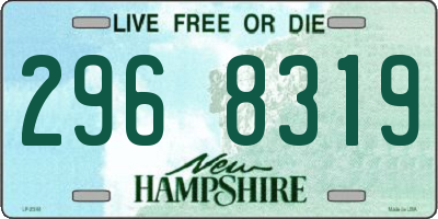 NH license plate 2968319