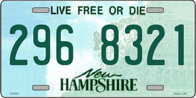 NH license plate 2968321