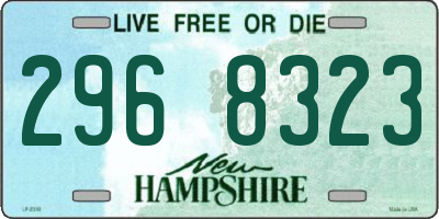 NH license plate 2968323