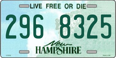 NH license plate 2968325