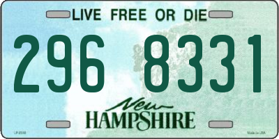 NH license plate 2968331