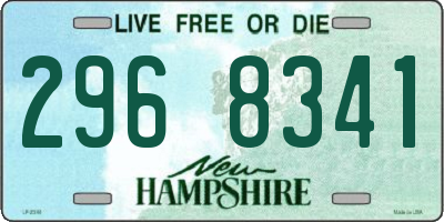 NH license plate 2968341