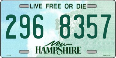 NH license plate 2968357