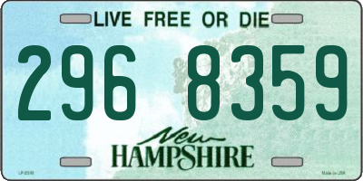 NH license plate 2968359