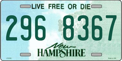 NH license plate 2968367
