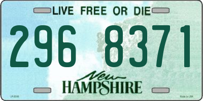 NH license plate 2968371