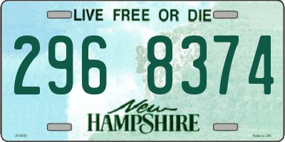NH license plate 2968374