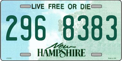 NH license plate 2968383