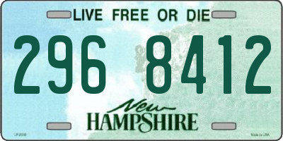 NH license plate 2968412