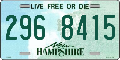 NH license plate 2968415