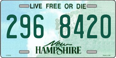 NH license plate 2968420