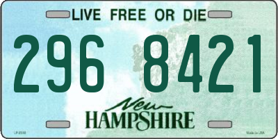 NH license plate 2968421