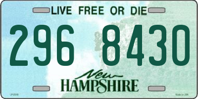NH license plate 2968430