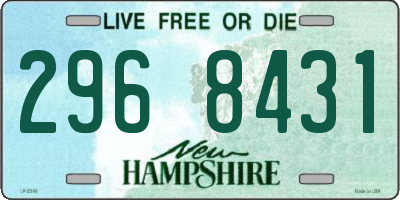 NH license plate 2968431