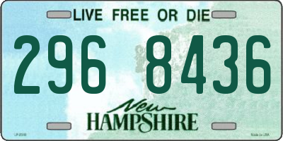 NH license plate 2968436