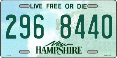 NH license plate 2968440