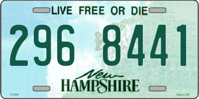 NH license plate 2968441
