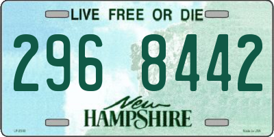 NH license plate 2968442