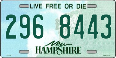 NH license plate 2968443
