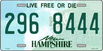 NH license plate 2968444