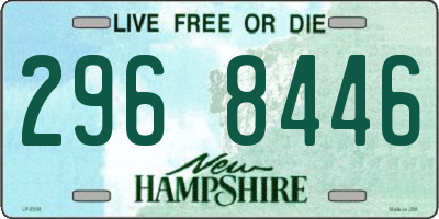 NH license plate 2968446