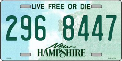 NH license plate 2968447