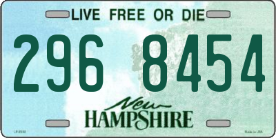 NH license plate 2968454