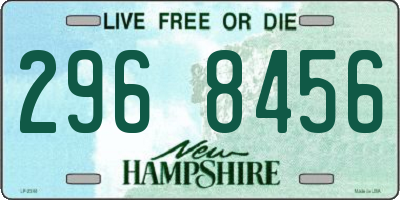 NH license plate 2968456