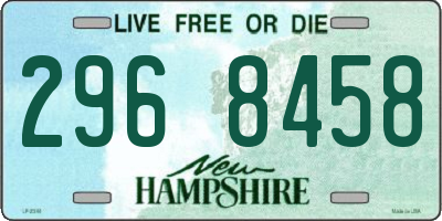 NH license plate 2968458