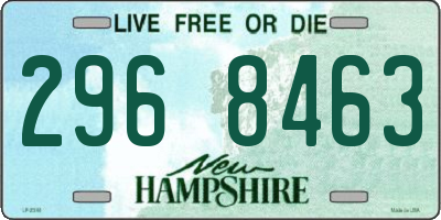 NH license plate 2968463
