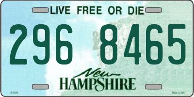 NH license plate 2968465