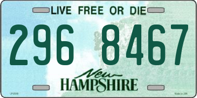 NH license plate 2968467