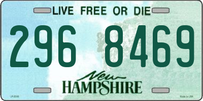 NH license plate 2968469