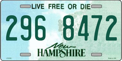 NH license plate 2968472