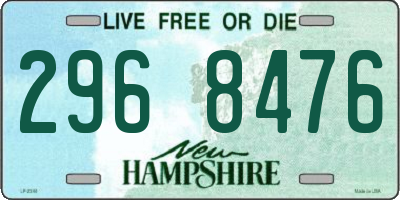 NH license plate 2968476