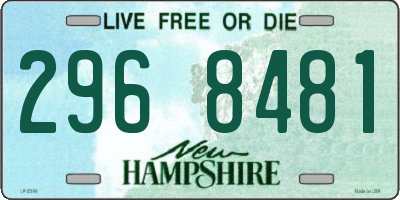 NH license plate 2968481